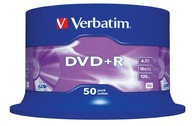 DVD Verbatim DVD+R 4,7 GB 50 ks