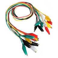 Propojovací kabely s krokodýlky 10ks ARDUINO