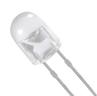 ART LED diódy 5mm OWAL Ultra White Cena za 10ks