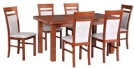 Zestaw 30: stół 160/200x90 + 6 krzeseł PROMOCJA
