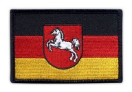 Niemcy Naszywka - Flaga Dolnej Saksonii haft