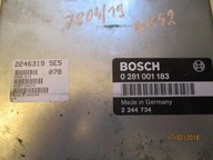 7804/19 компьютер sterowniczy bmw e32 e34 2.5 tds 0281001183 - фото