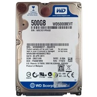 Pevný disk Western Digital WD5000BEVT | 35A0RT0 | 500GB SATA 2,5"