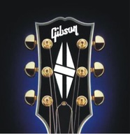 GIBSON symbol Diamond Hatch Custom Nálepka Gitara