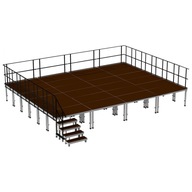 Alustage Scéna 8x6m Podesta Estrada Kompletná FV Termín 30 dní