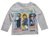 PLAYMOBIL SUPER 4 BLUZA T.SHIRT DLHÝ REKÁV 98