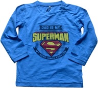 NAME IT bluzka t-shirt longsleeve SUPERMAN 86/92