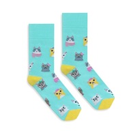 PONOŽKY DLHÁ BANANA SOCKS 36-41 CAT LOVER