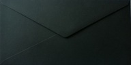Obálky ozdobné trojuholník DL 115g 10ks čierne