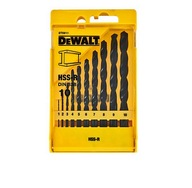 Vrtáky do kovu hss-r 10ks 1-10mm DT5911 Dewalt