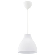 IKEA MELODI závesné svietidlo biele tienidlo 28cm