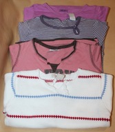 dziecięcy SWETER + 3 x bluzka koszulka r. 86-74 cm