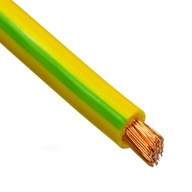 Kábel jednožilový kábel 1x16 lanko LGY 1 x 16mm žltozelený 1m
