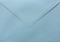 Ozdobné obálky v trojuholníku C6 115g svetlo modrá