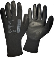Pracovné rukavice čierne Polyuretán Workshop 6