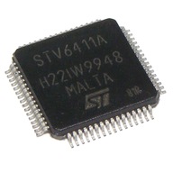 Rozloženie STV6411A Audio/Video Matrix Switch TQFP-48