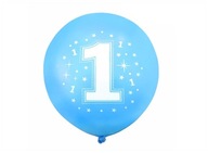 Balony na Roczek Pierwsze Urodziny 30cm - 5szt
