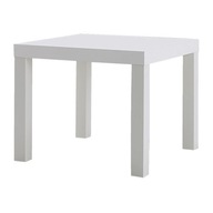 IKEA stolík LACK štvorcový 55x55 cm BIELY