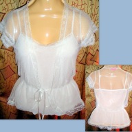 SEXY bluzka ROMANTYCZNA 2w1 RCC fashion r. S/M