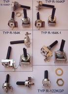 POTENCJOMETR OBROTOWY JEDNORZĘDOWY 50k (R-164K)