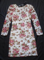 CLUB SUKIENKA KORONKA KORONKOWA KWIATY 36 S