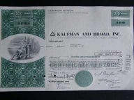 ART DECO KAUFMAN AND BROAD 1974