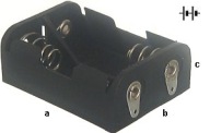 Pojemnik koszyk na baterie 2 x R08 UM5 N-size BC52