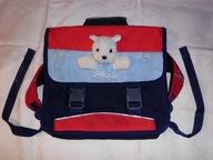 Tornister dziecięcy Chipie, z pluszowym misiem