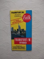 MAPA PLAN MIASTA FRANKFURT OFFENBACH NIEMCY