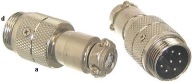 Złącze mikrofonowe 7pin wtyk męski na kabel NC527