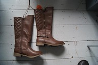 KOZACZKI ZIMOWE PIKOWANE BRAZOWE DZIECIECE 31