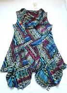 JOE BROWNS SUKIENKA DZIANINA WZORY ASYMETRYCZNA 50