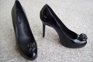 JAEGER nr 40,5-41 eleganckie czółenka skóra nowe