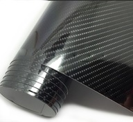 FOLIA 5D CARBON OKLEINA CZARNA POŁSK 152CM X 50CM