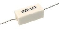 Rezystor mocy 5W ceramiczny 0,12 ohm - 4 sztuki