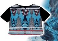River.Island * markowa BLUZKA oversize AZTEC * M-L