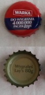 Kapsel z piwa - WARKA - wygrałeś chipsy Lay"s