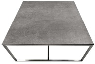 Stolik spiek kwarcowy REA 80x80x40 luksus GRIGIA