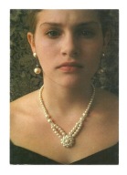Pocztówka - Dziewczyna z perłami / portret ...