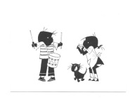 Pocztówka - Fiep Westendorp, Julek i Julka z bębenkiem