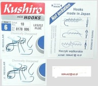 Kushiro vyrobené v Japonsku 20ks Roach Bream Hook 6