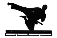 Vešiak na medaily 40 cm karate karatistická medaila