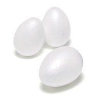 Vajcia stykymofoam vajcia 8cm 10 ks dekorácie
