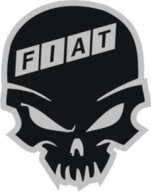 Fiat череп наклейка-поршень отражатель-для выбору фото, цена