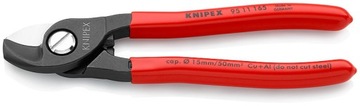 Ножницы для кабеля Knipex 15 мм, длина 165 мм