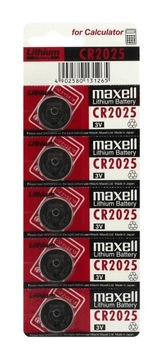 1x МОЩНАЯ ЛИТИЕВАЯ БАТАРЕЯ MAXELL CR 2025 3 В с длительным сроком годности