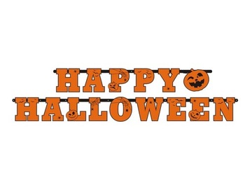 Баннер-украшение Happy Halloween - 2,1 м - 1 шт.