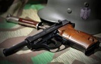 Пневматический пистолет Walther P38 4 5 мм работающий на CO2 с пульками BB