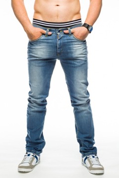 SPODNIE MĘSKIE VANKEL JEANS - 620 - 100CM L36