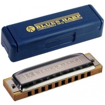 Hohner Blues Harp D губная гармошка + футляр